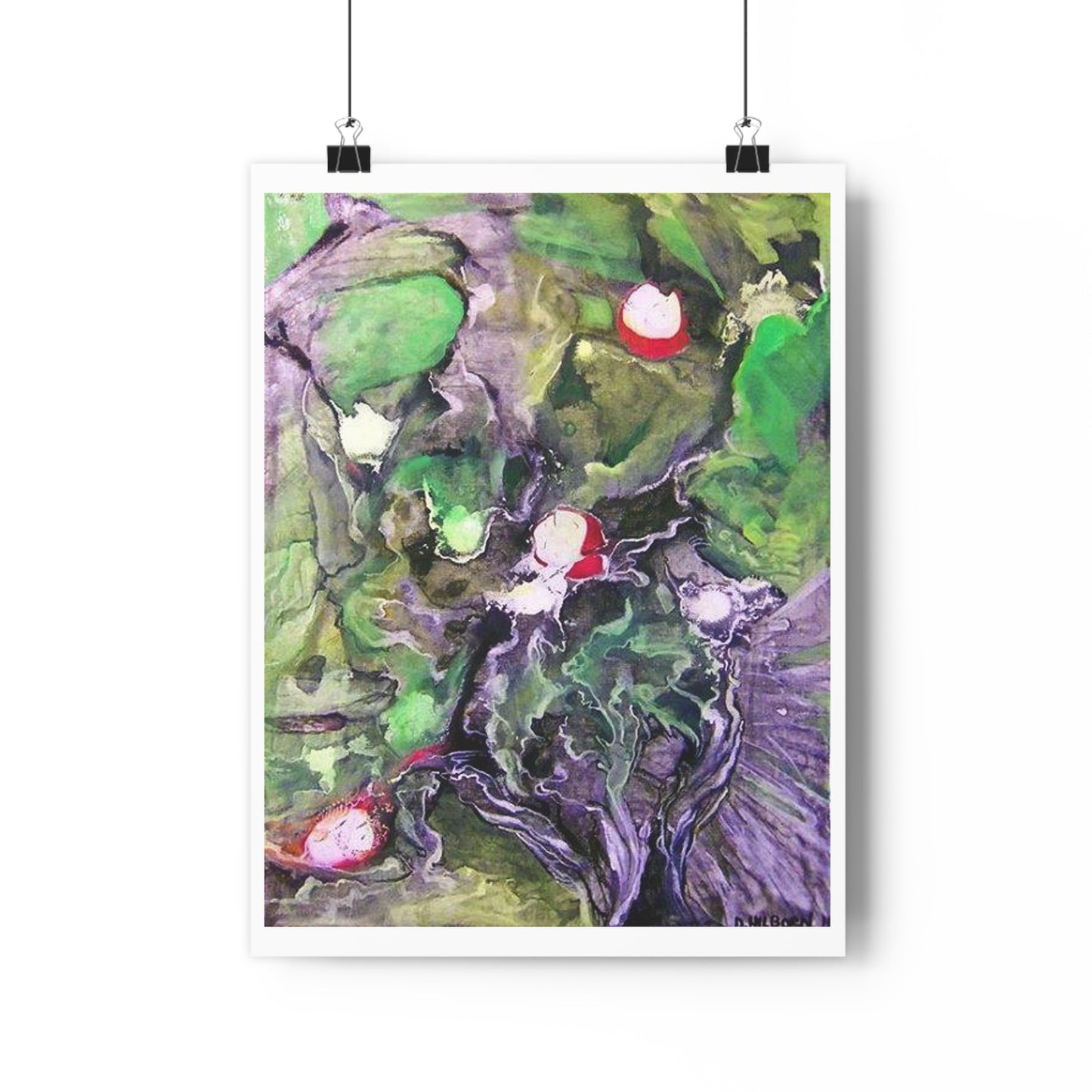 "Strawberry Surprise”- Giclée Art Print by artist David Hilborn