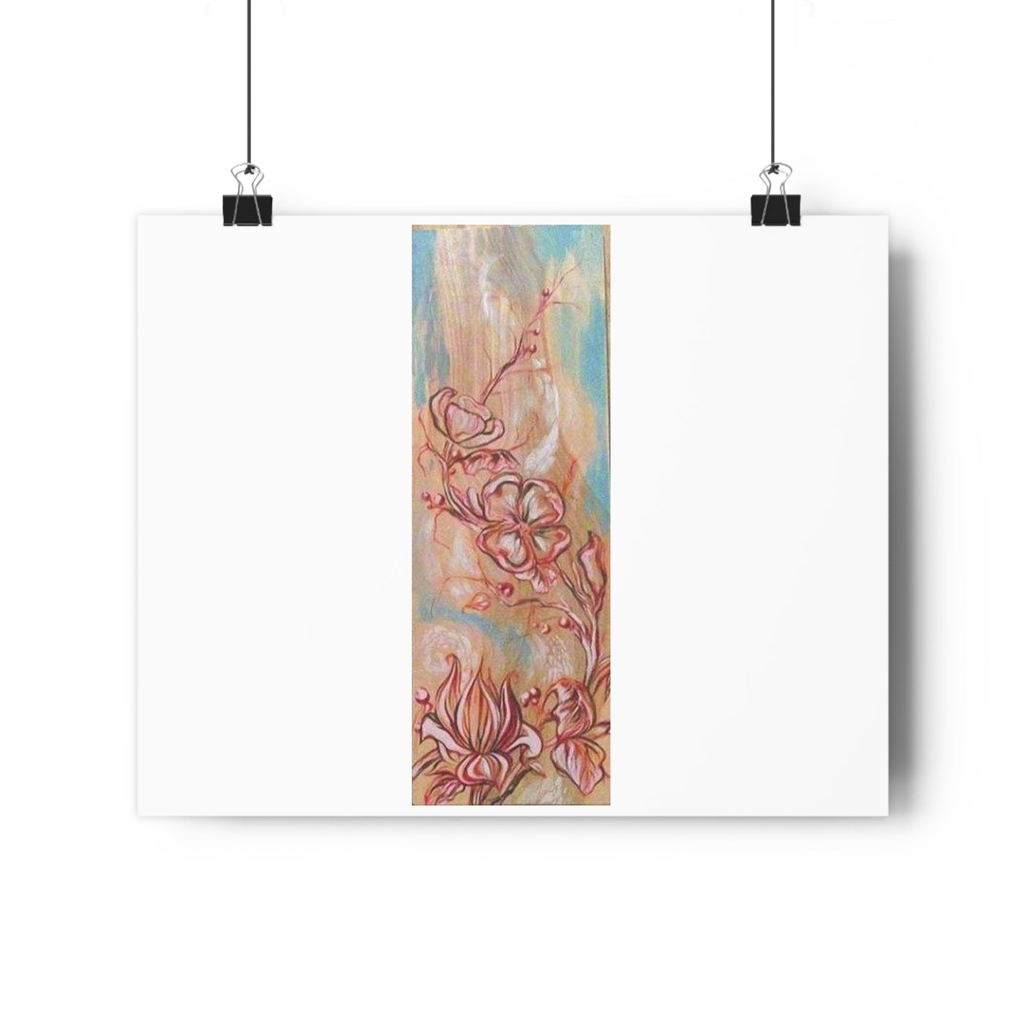 "Cherry Blossoms”- Giclée Art Print by artist David Hilborn