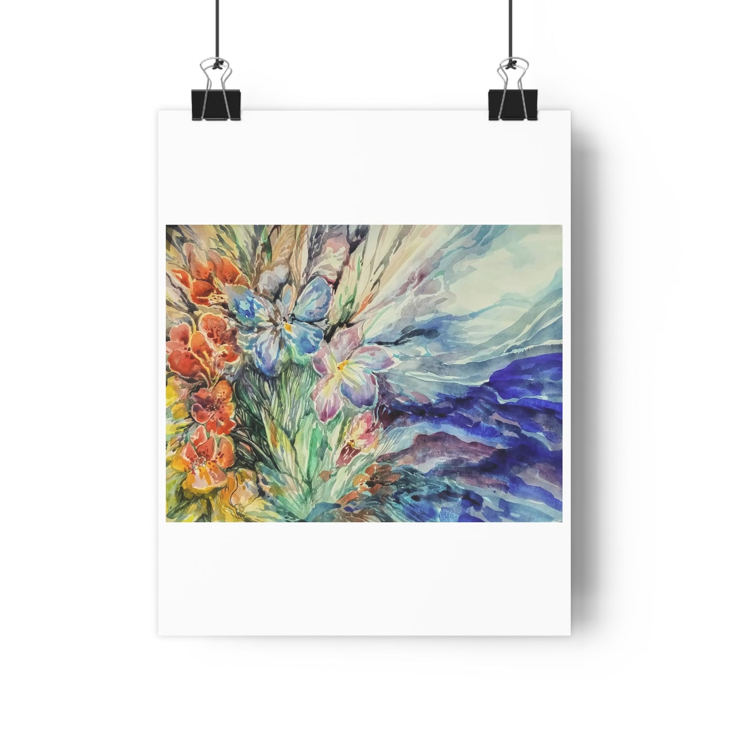 "Faceted Growth”- Giclée Art Print by artist David Hilborn