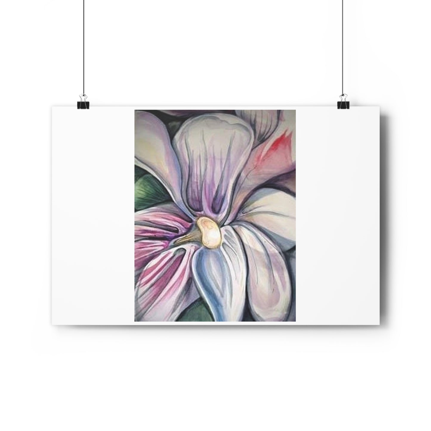 "Orchid”- Giclée Art Print by artist David Hilborn