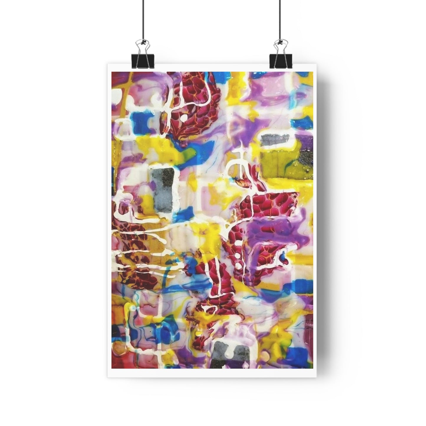 "Technicolor Razzle Dazzle”- Giclée Art Print by artist David Hilborn