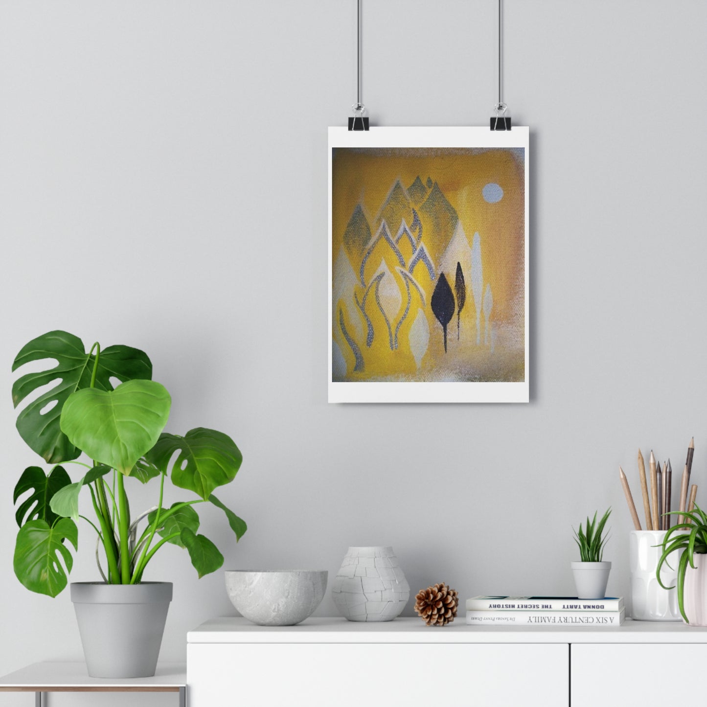 "Simplified Landscape”- Giclée Art Print by artist David Hilborn