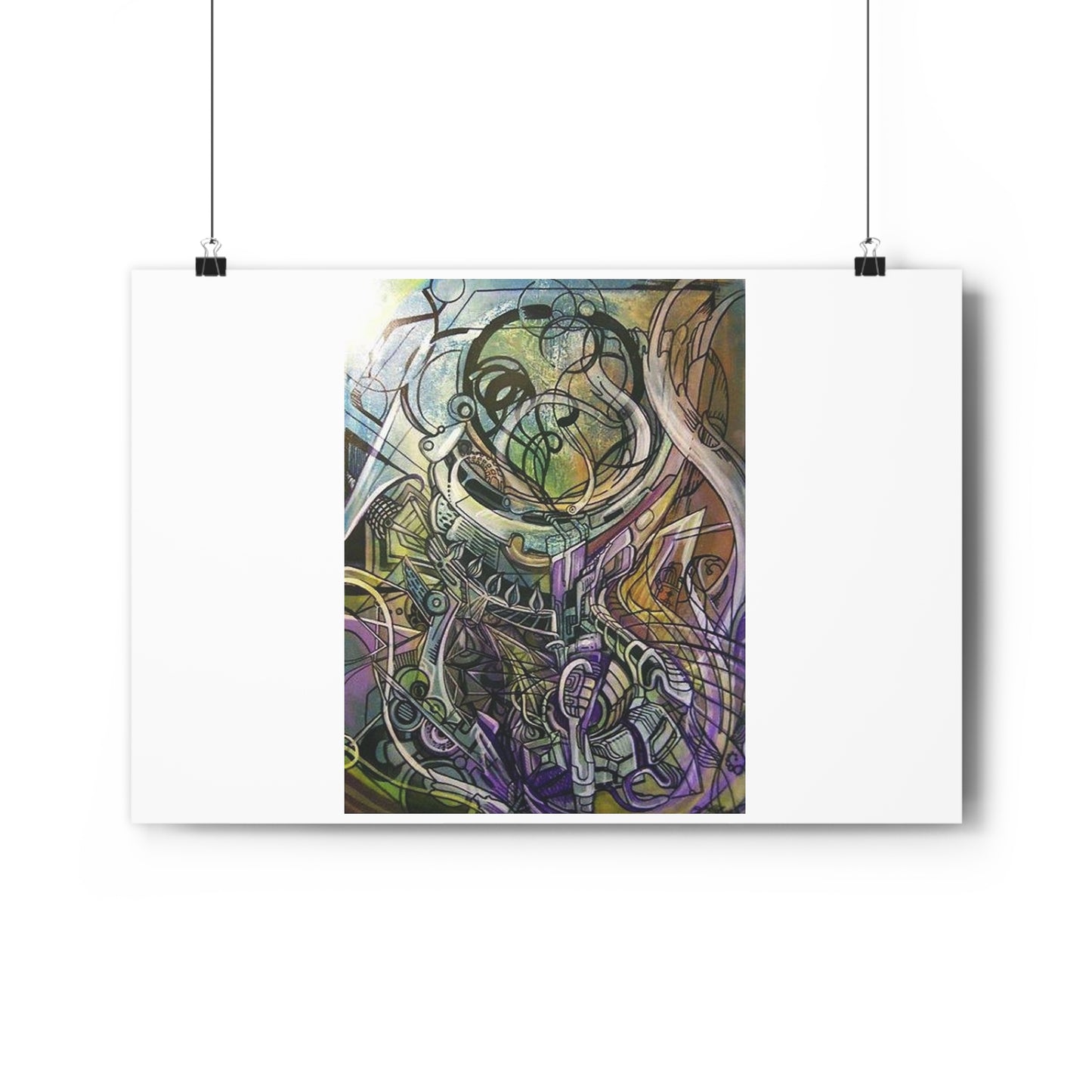 "Duocolor”- Giclée Art Print by artist David Hilborn