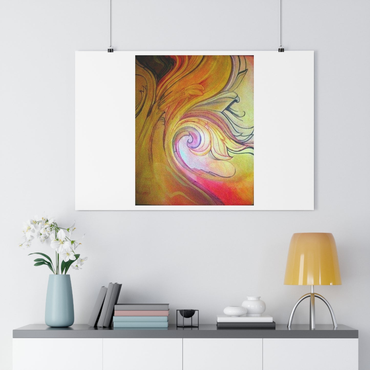 "Sol Flow”- Giclée Art Print by artist David Hilborn