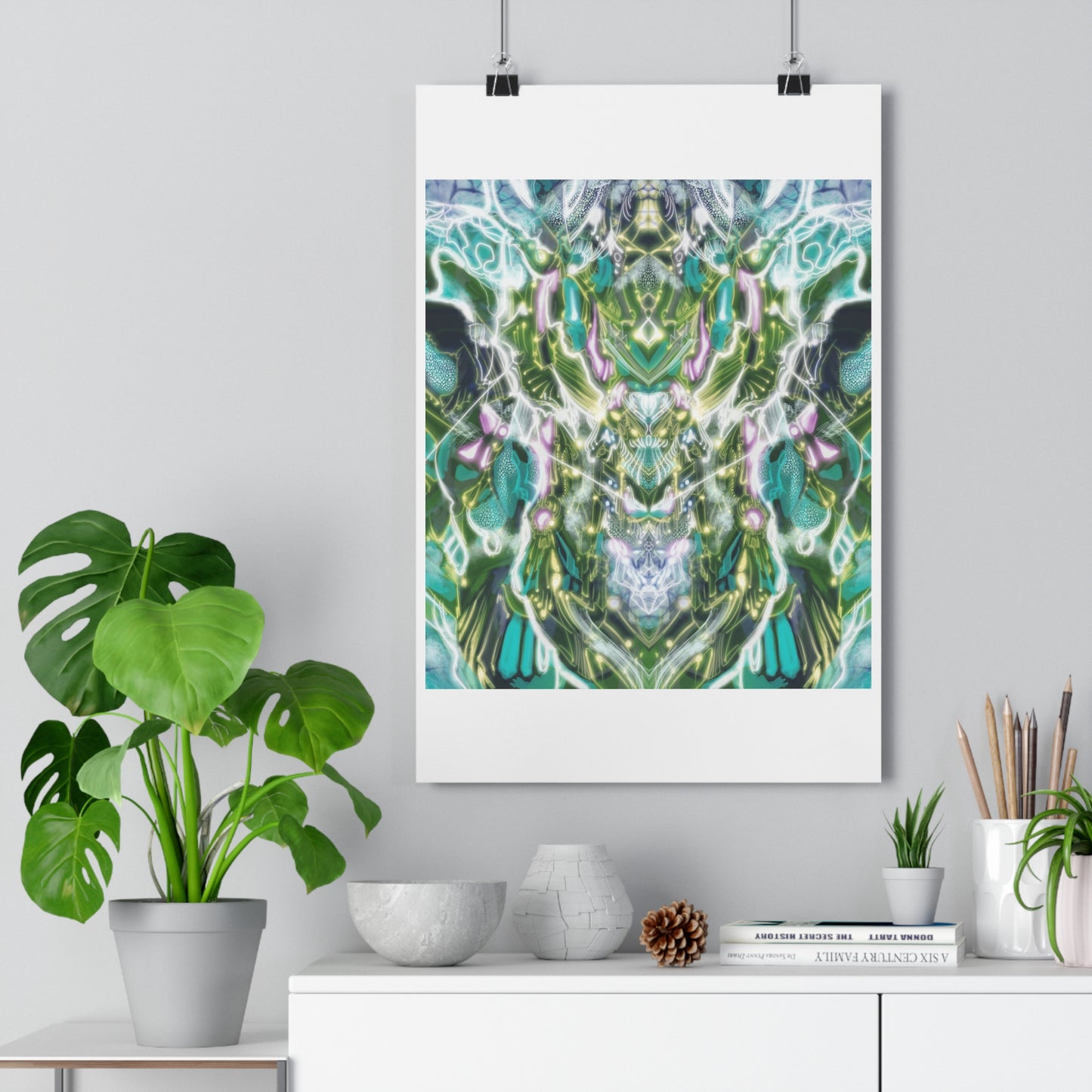 "Green Dragon”- Giclée Art Print by artist David Hilborn