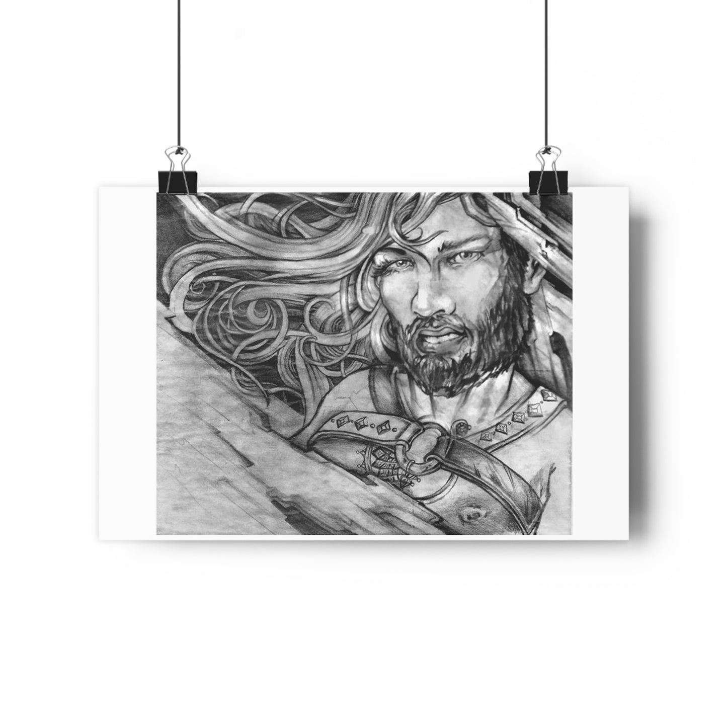 "Bearded Beauty" - Giclée Art Print by artist David Hilborn