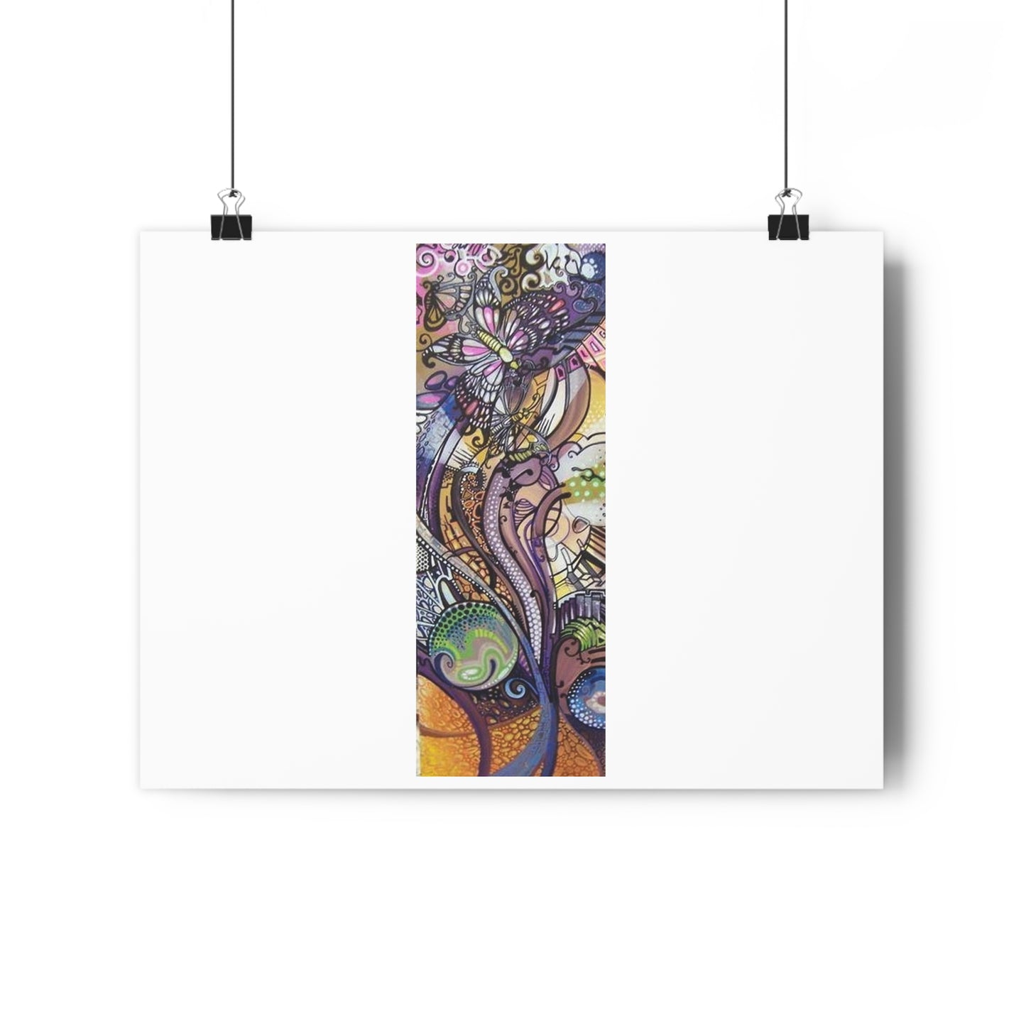 "Flutterby”- Giclée Art Print by artist David Hilborn