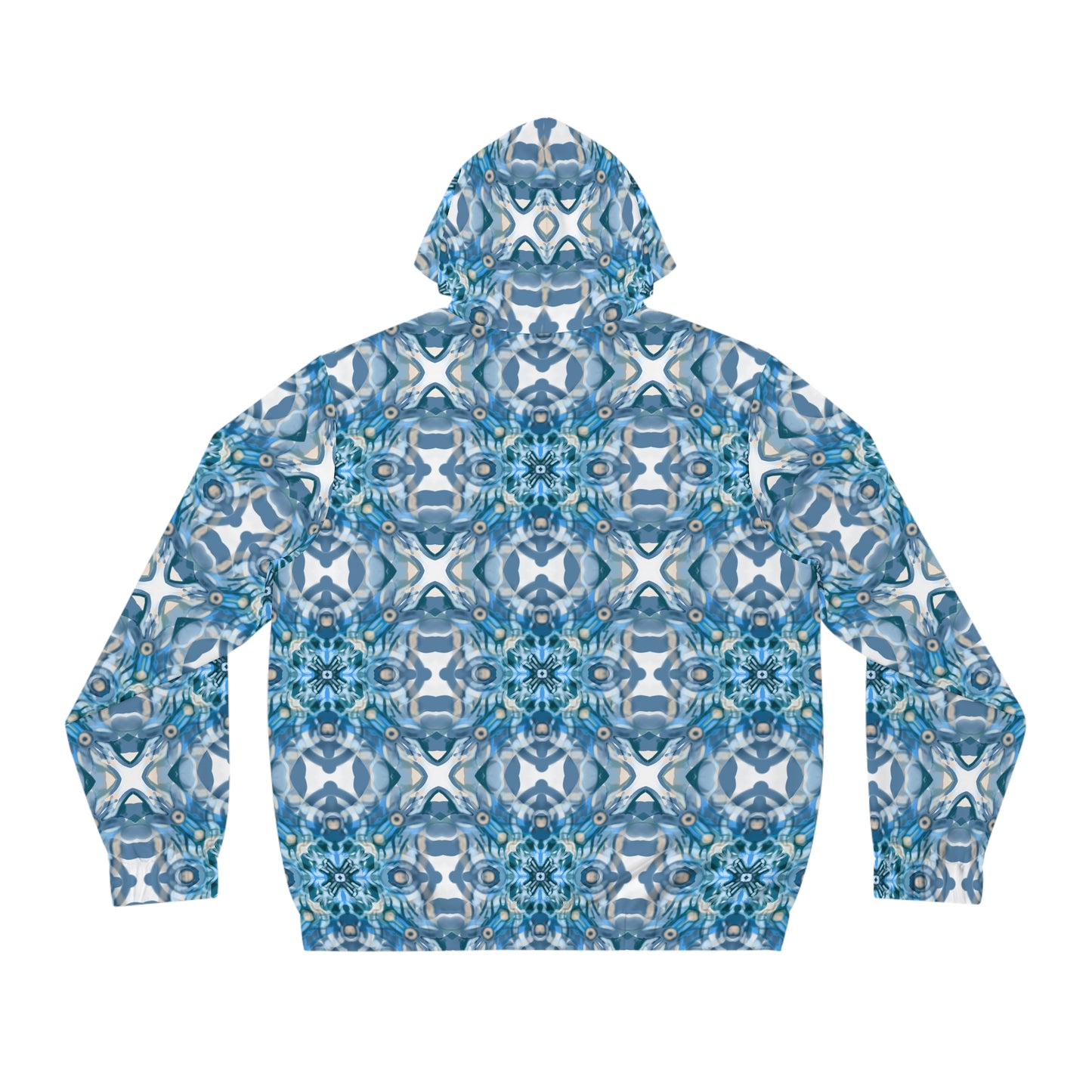 “Ripple” - All Over Graphic Zip-Up Hoodie by Artist David Hilborn