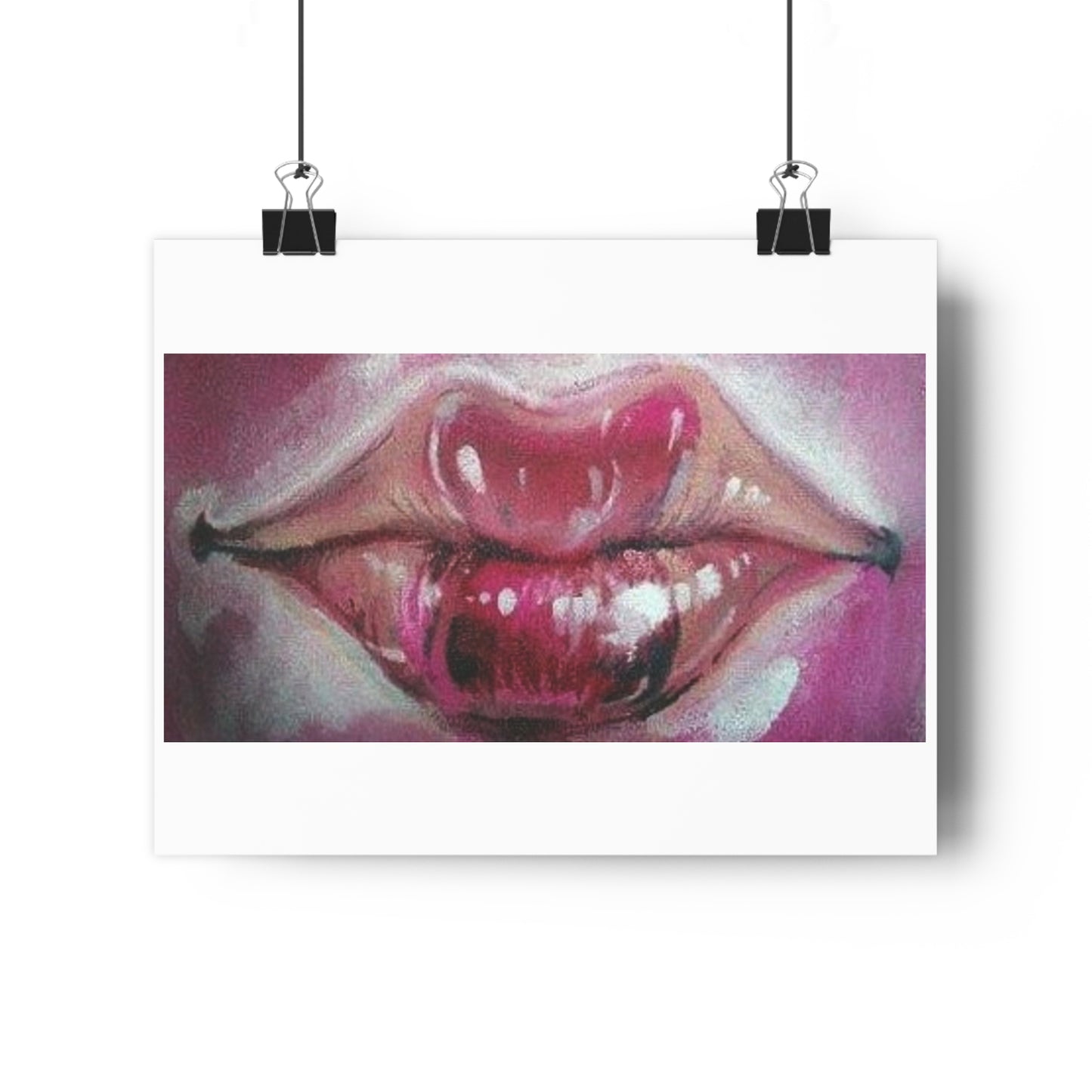 "Lips”- Giclée Art Print by artist David Hilborn