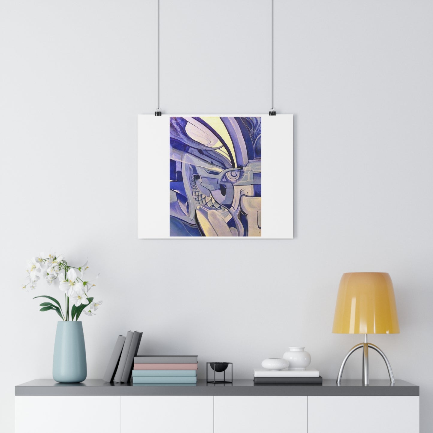 "Blue Heron”- Giclée Art Print by artist David Hilborn