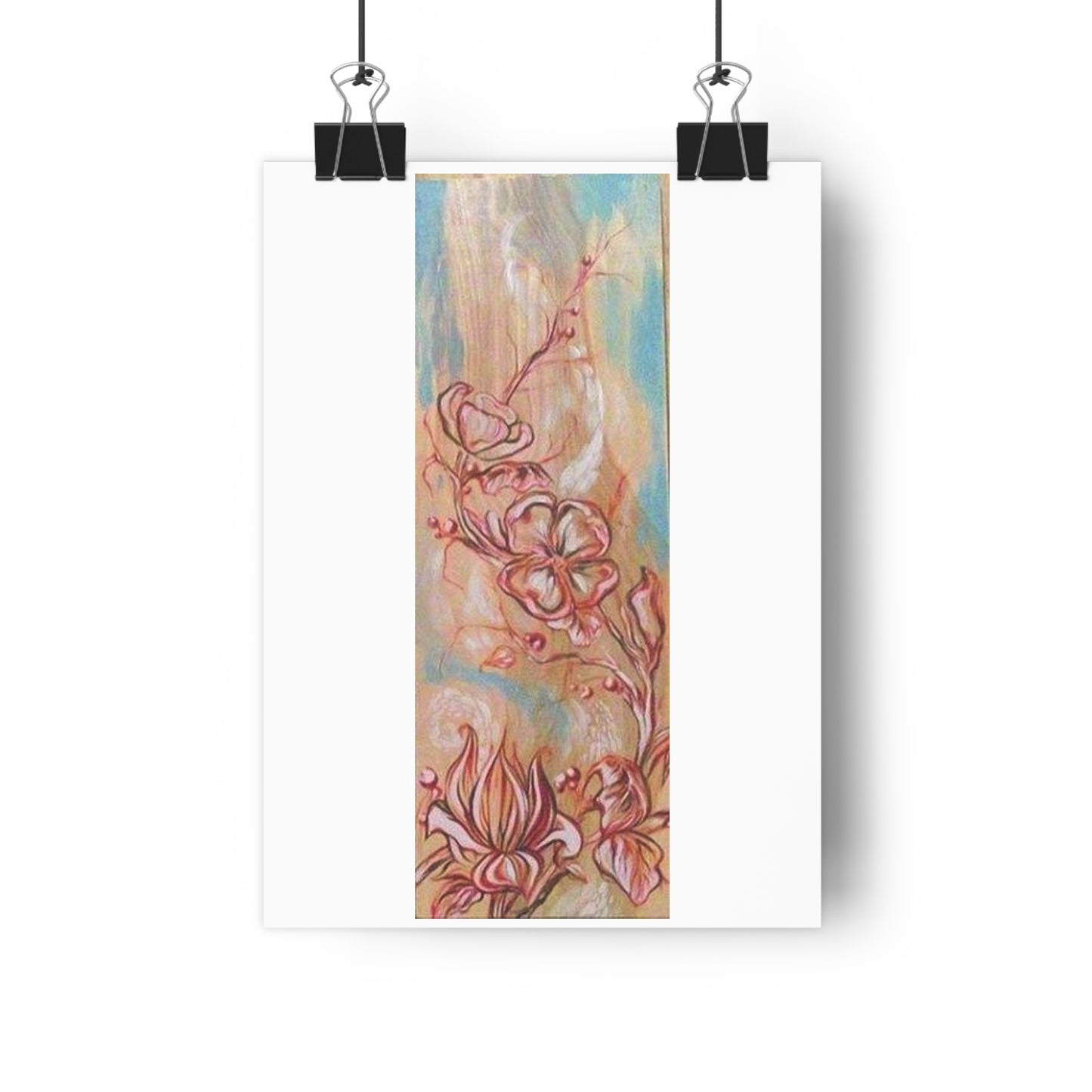 "Cherry Blossoms”- Giclée Art Print by artist David Hilborn