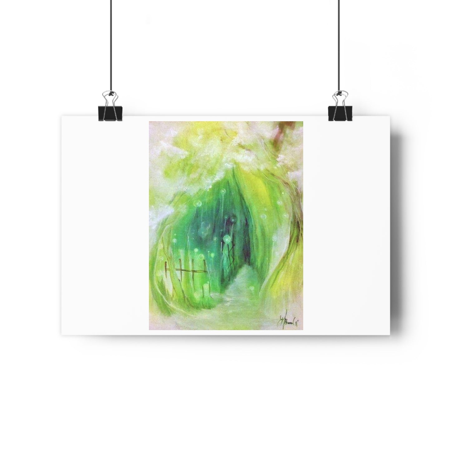 "Patch of Luck”- Giclée Art Print by artist David Hilborn