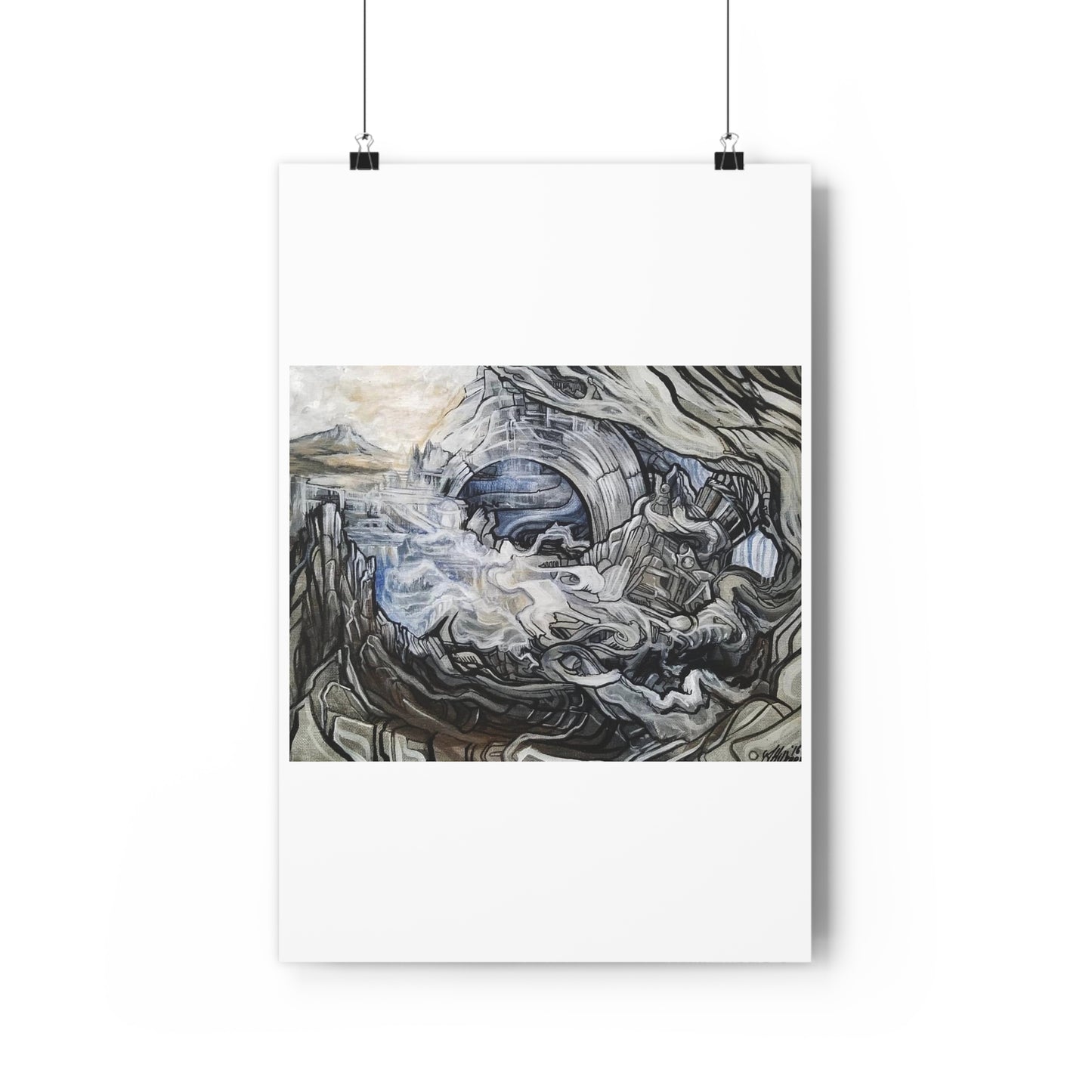 "Typhoon”- Giclée Art Print by artist David Hilborn