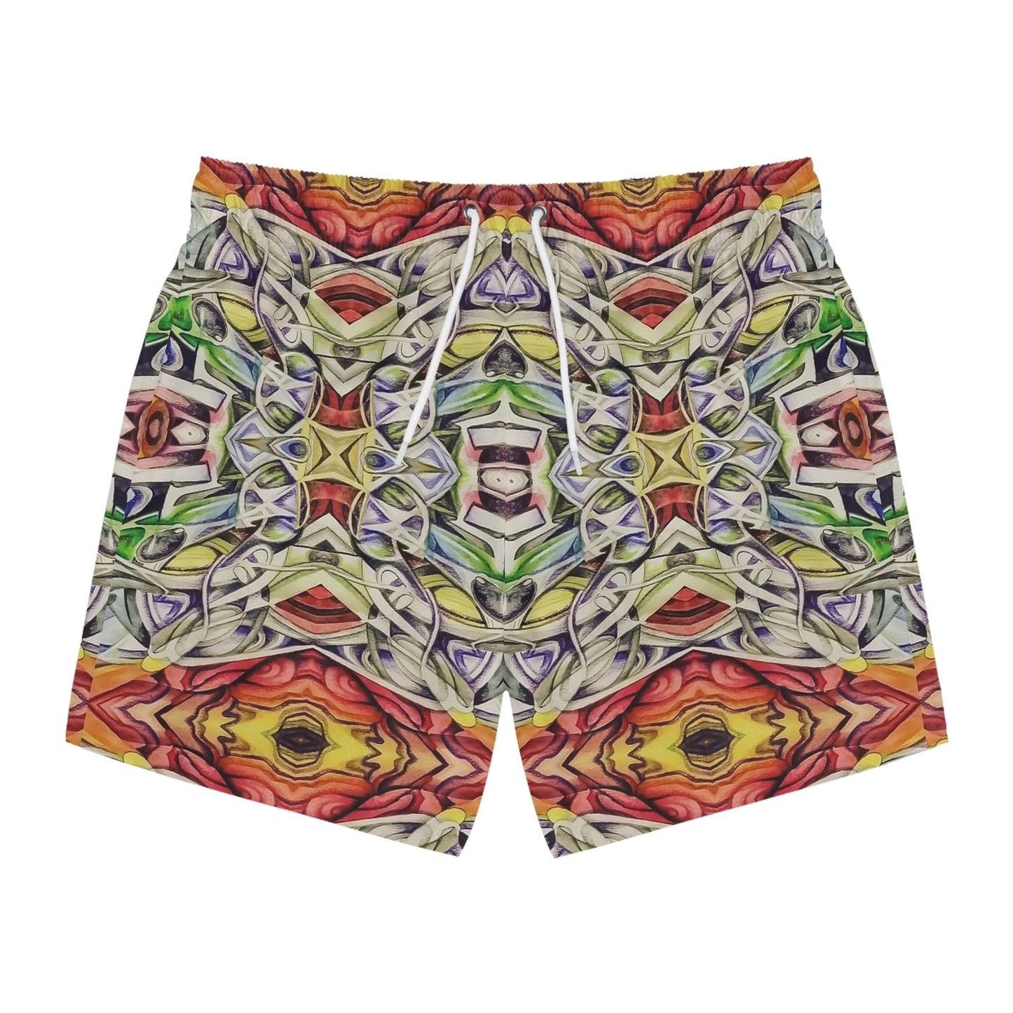 "Technicolor Lens Combined” - Swim Trunks by Artist David Hilborn