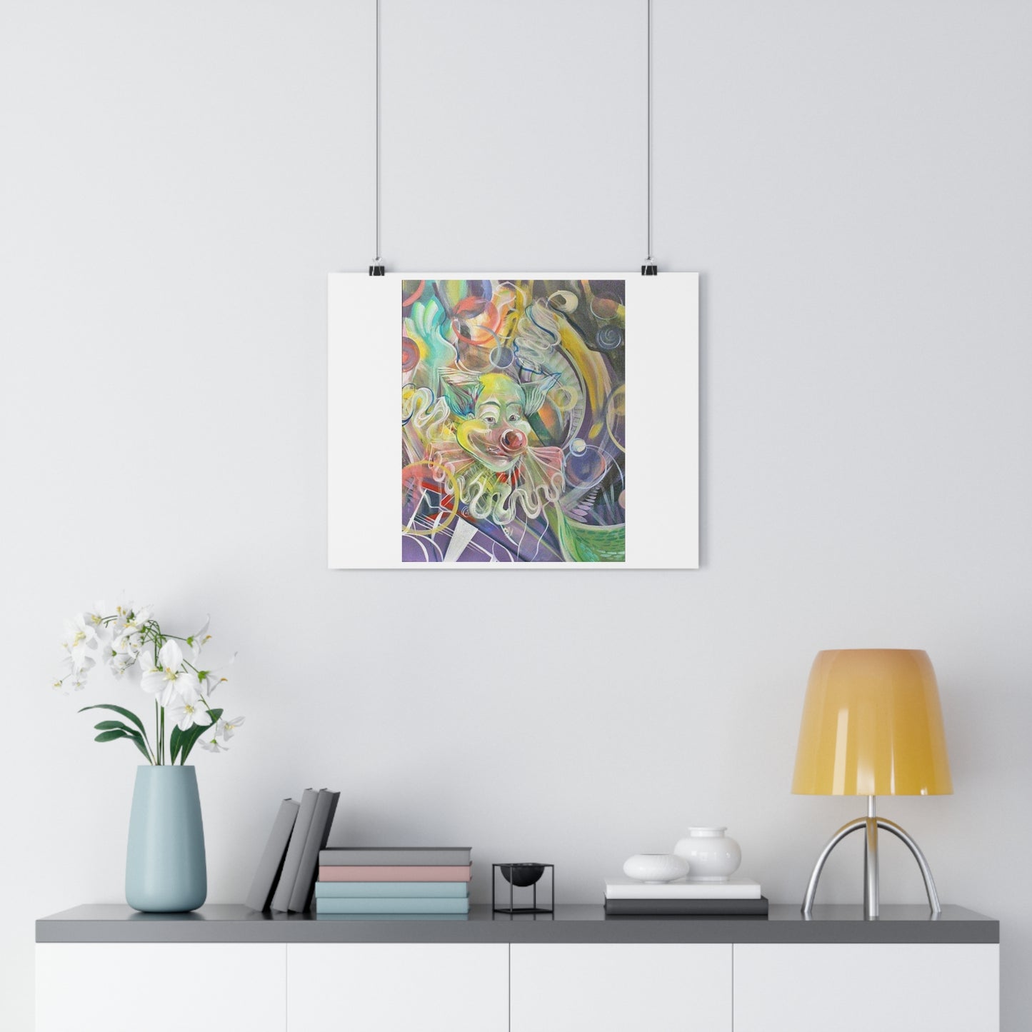 "Clowning Around”- Giclée Art Print by artist David Hilborn