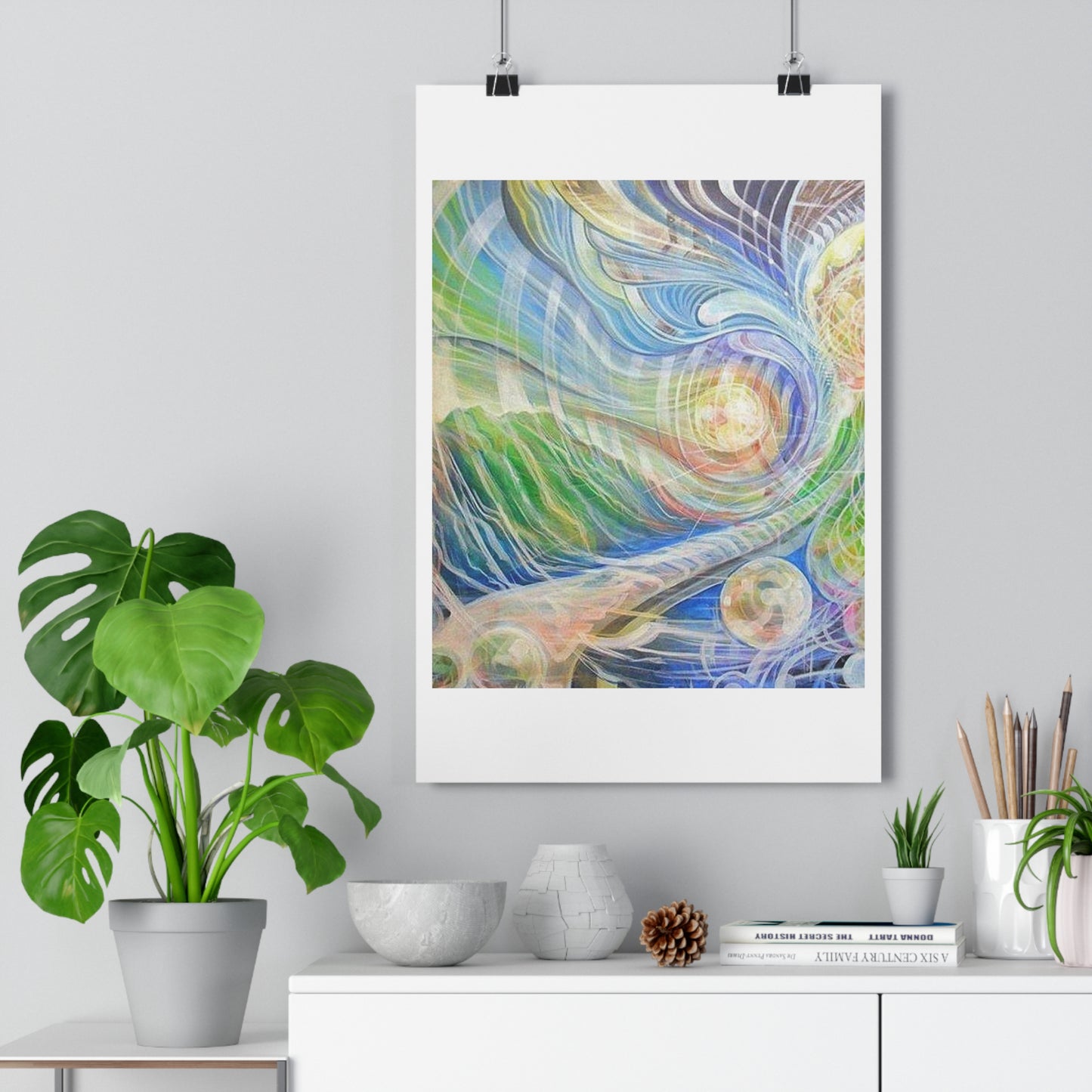 “Vibrational Terrain”- Giclée Art Print by artist David Hilborn