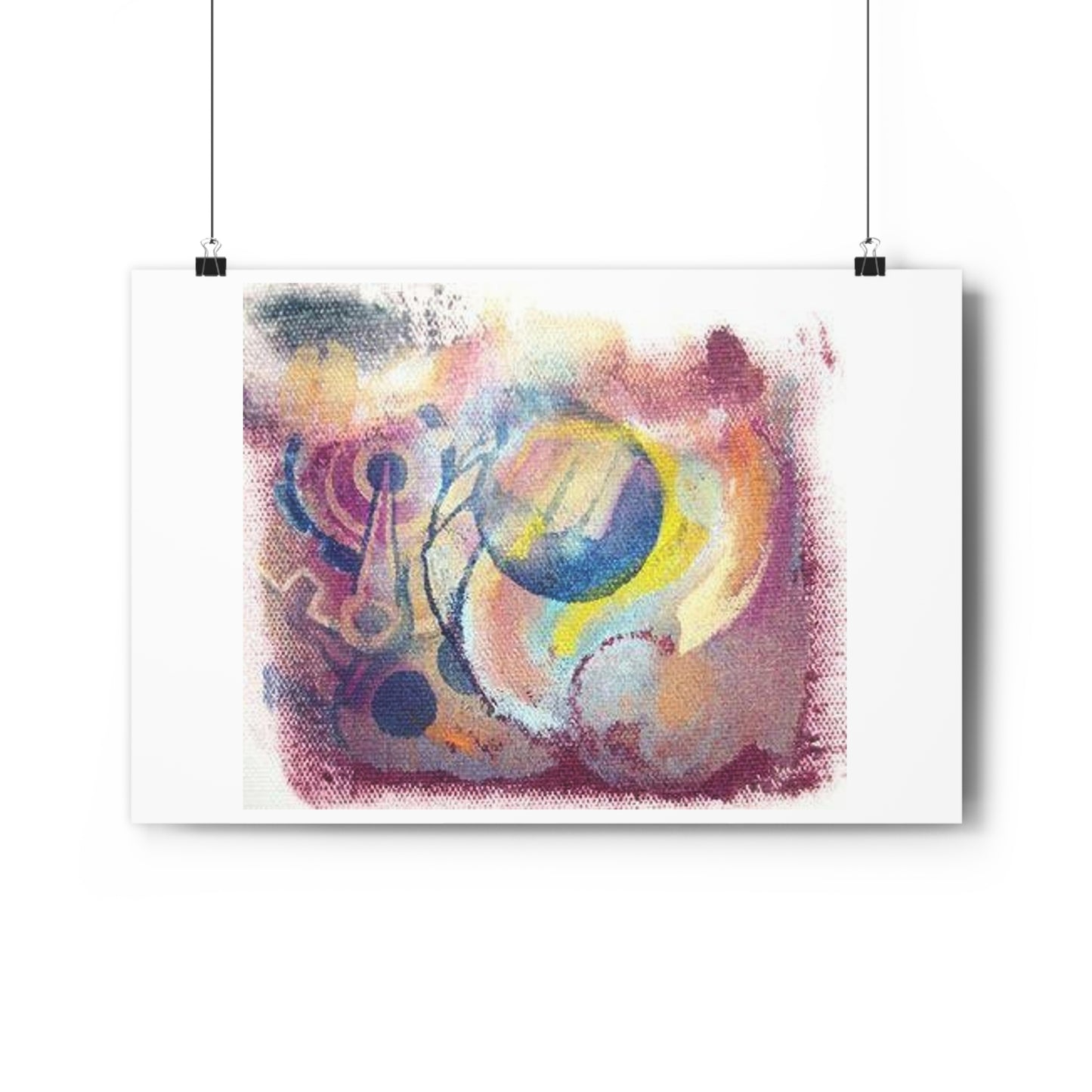 "Button Loop”- Giclée Art Print by artist David Hilborn