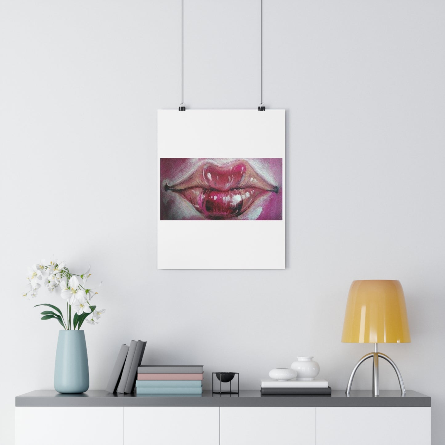 "Lips”- Giclée Art Print by artist David Hilborn