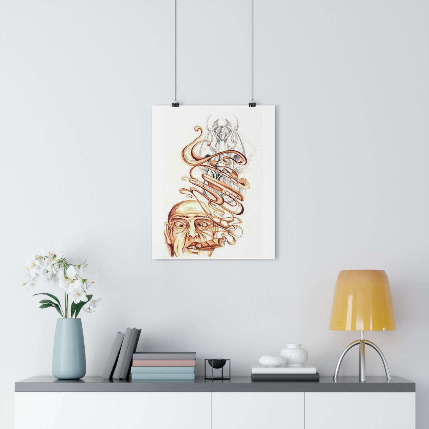 "Stogie”- Giclée Art Print by artist David Hilborn