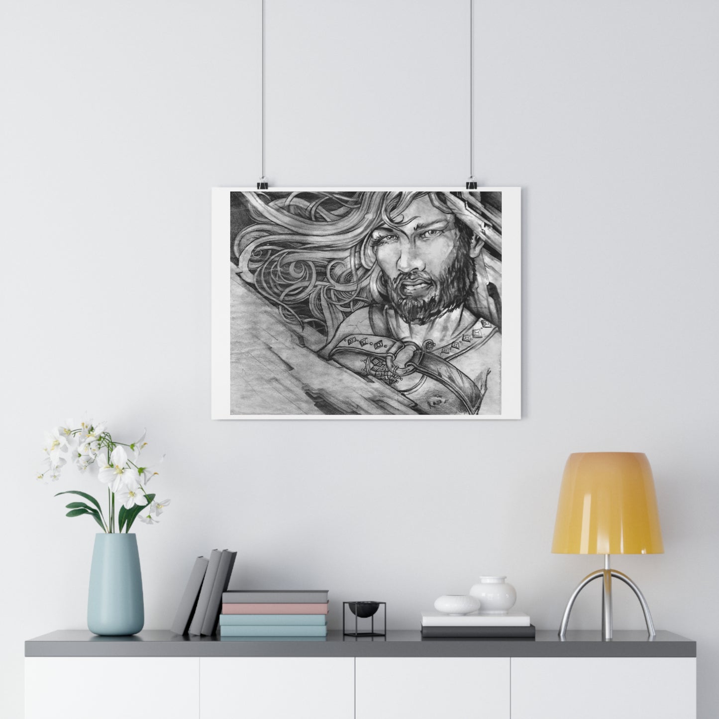 "Bearded Beauty" - Giclée Art Print by artist David Hilborn