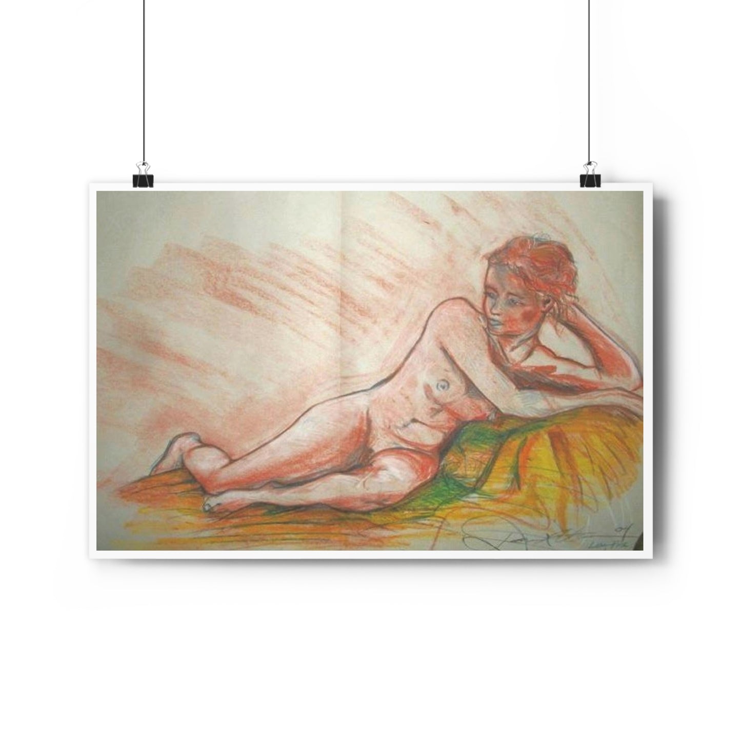 "Nude Study”- Giclée Art Print by artist David Hilborn