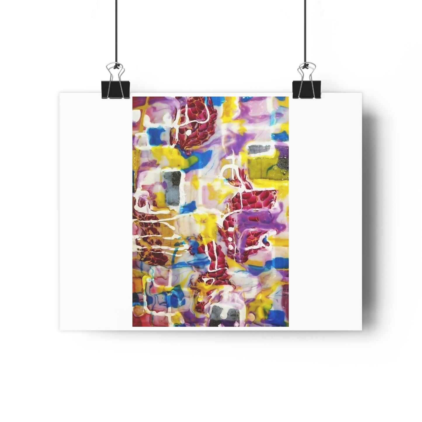 "Technicolor Razzle Dazzle”- Giclée Art Print by artist David Hilborn