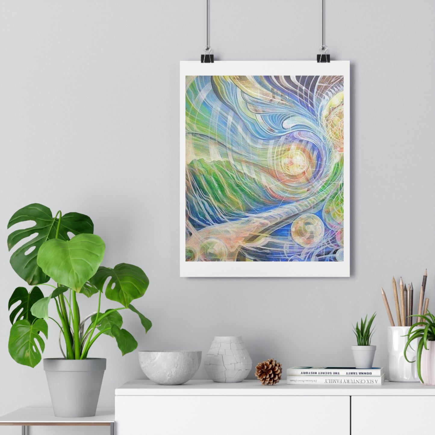 “Vibrational Terrain”- Giclée Art Print by artist David Hilborn