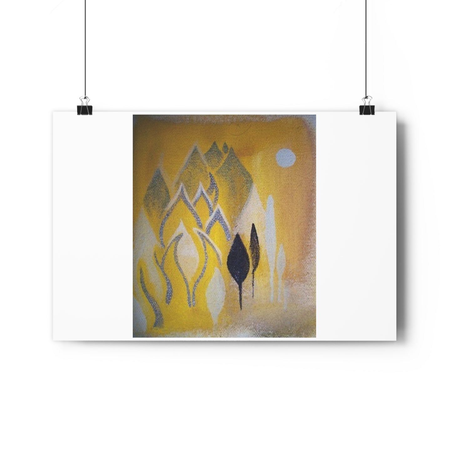 "Simplified Landscape”- Giclée Art Print by artist David Hilborn