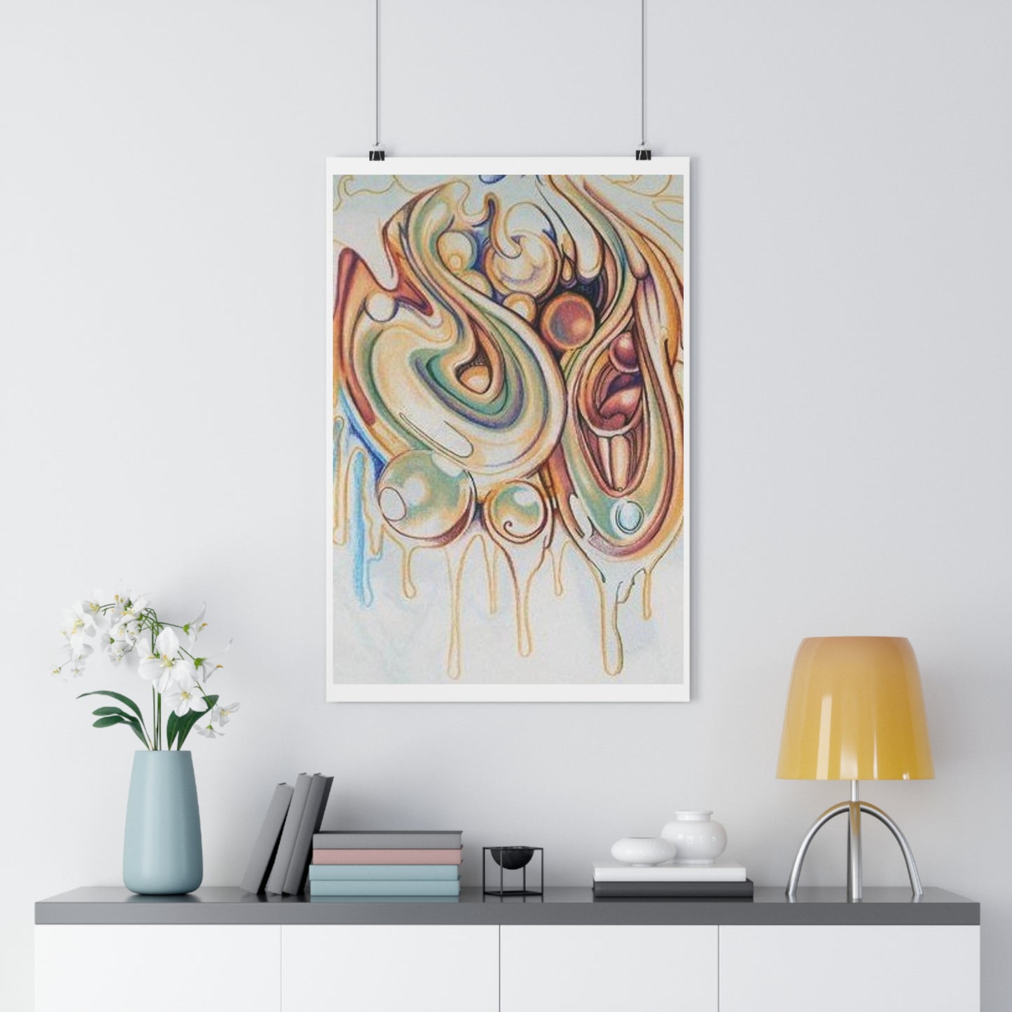 "Iridescent Bubbles”- Giclée Art Print by artist David Hilborn