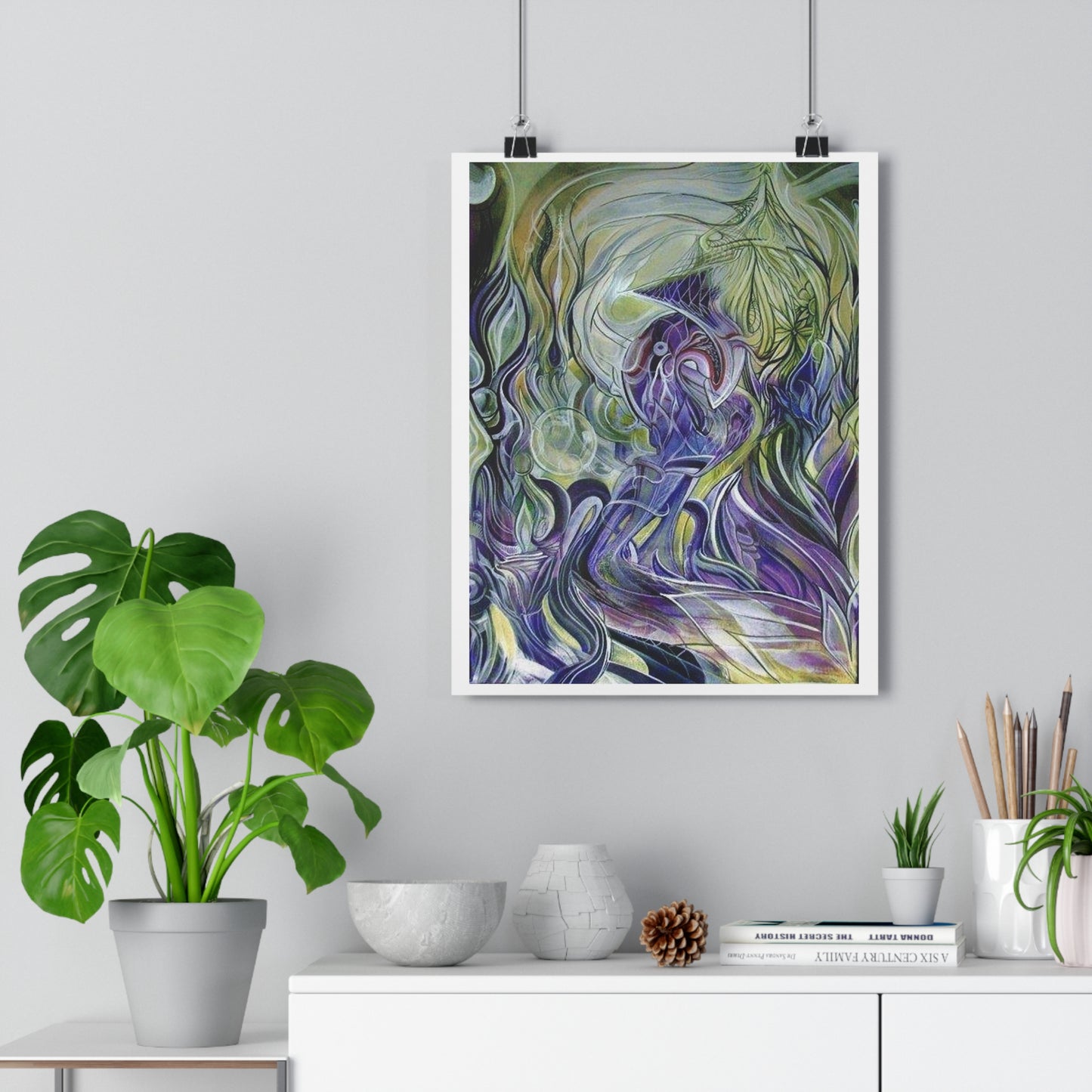 "Purp”- Giclée Art Print by artist David Hilborn