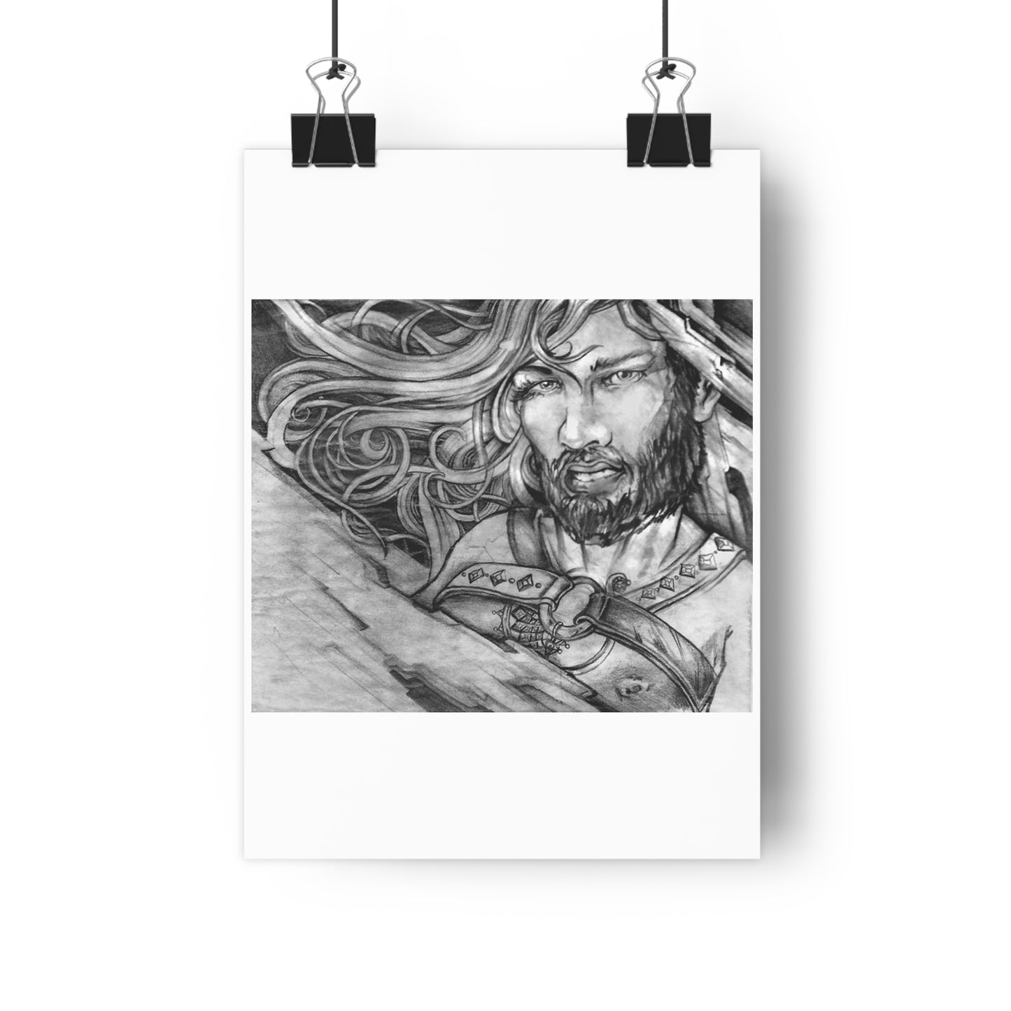 "Bearded Beauty" - Giclée Art Print by artist David Hilborn