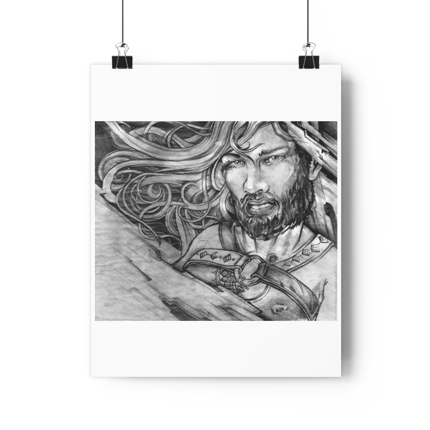 "Bearded Beauty" - Giclée Art Print by artist David Hilborn