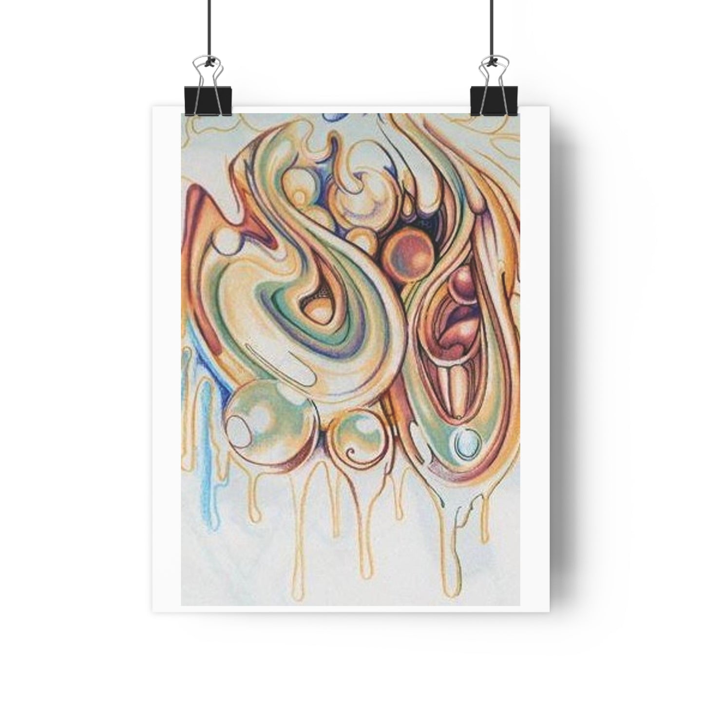 "Iridescent Bubbles”- Giclée Art Print by artist David Hilborn