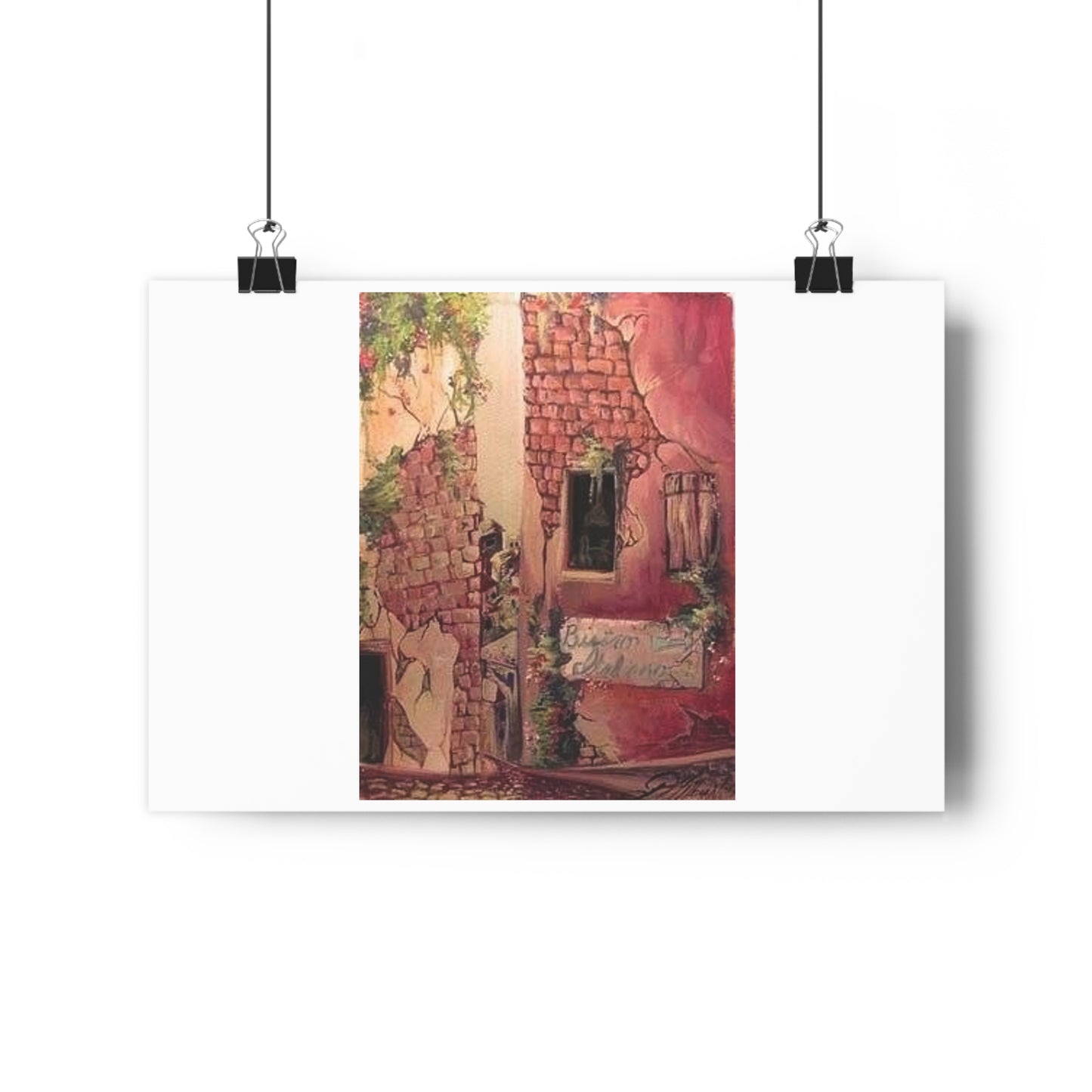 "Bistro”- Giclée Art Print by artist David Hilborn