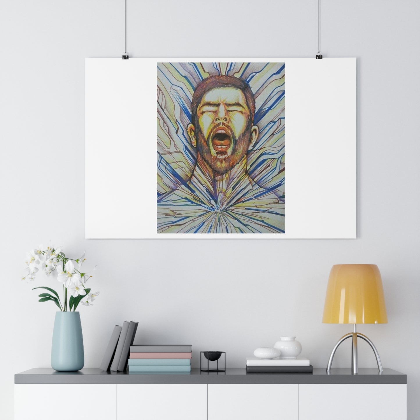 "Burst”- Giclée Art Print by artist David Hilborn