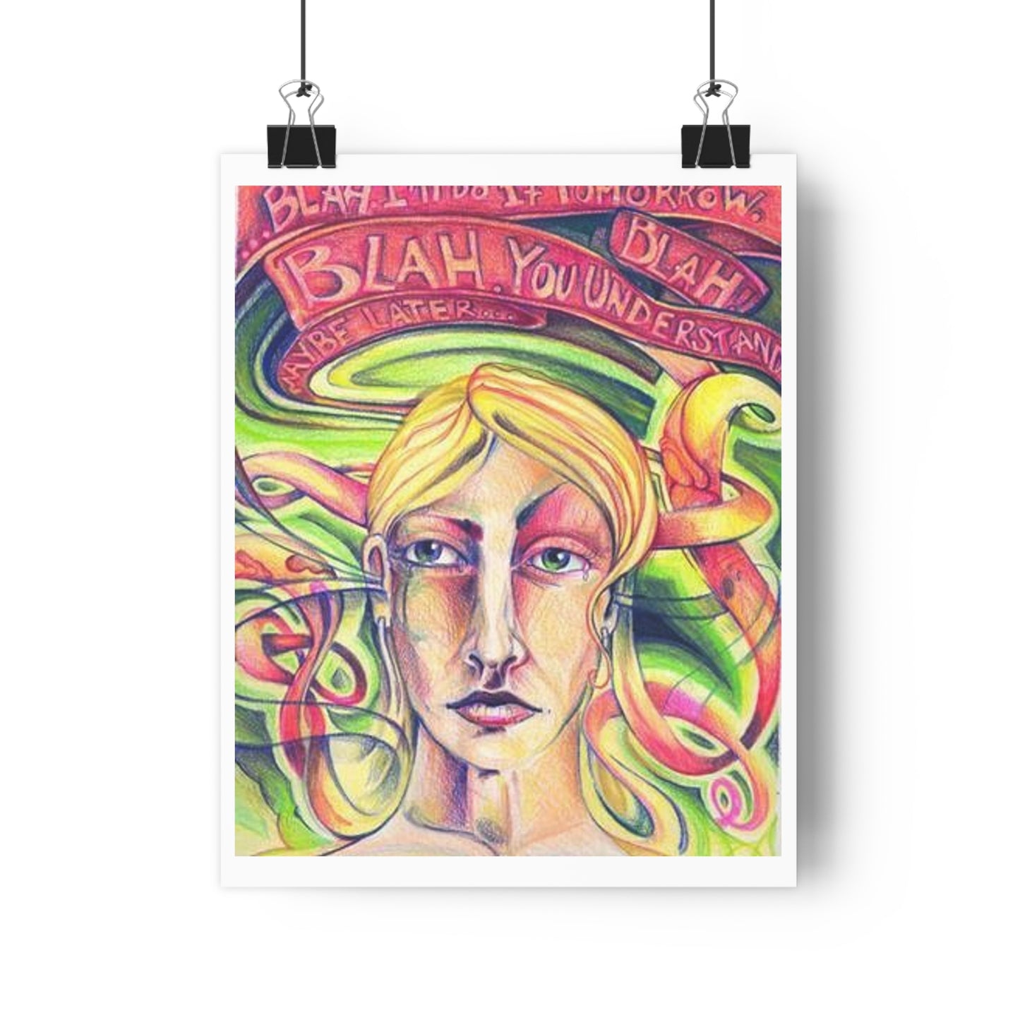 "Poet”- Giclée Art Print by artist David Hilborn