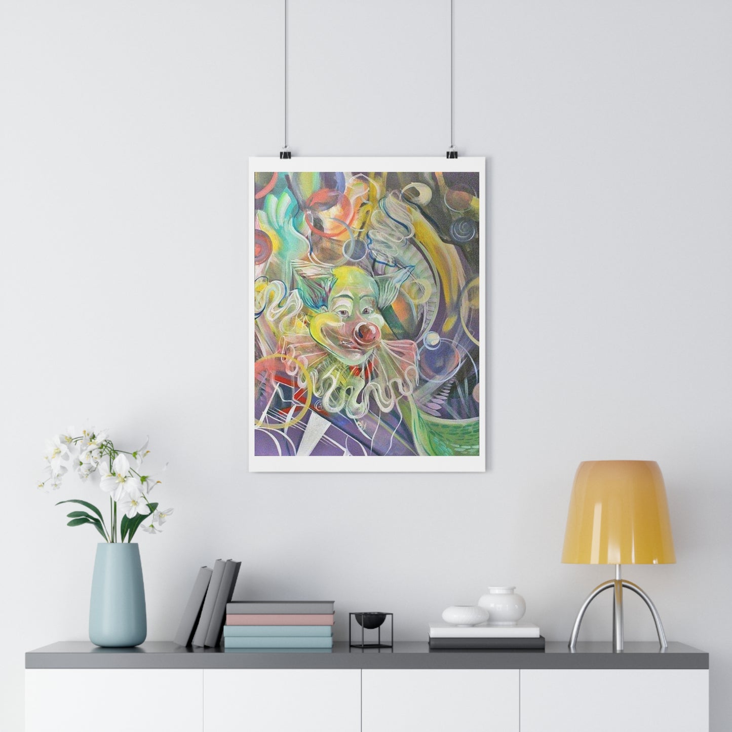 "Clowning Around”- Giclée Art Print by artist David Hilborn