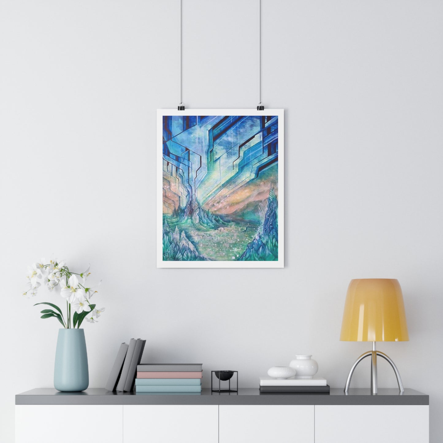 “Aqua-terrestrial”- Giclée Art Print by artist David Hilborn