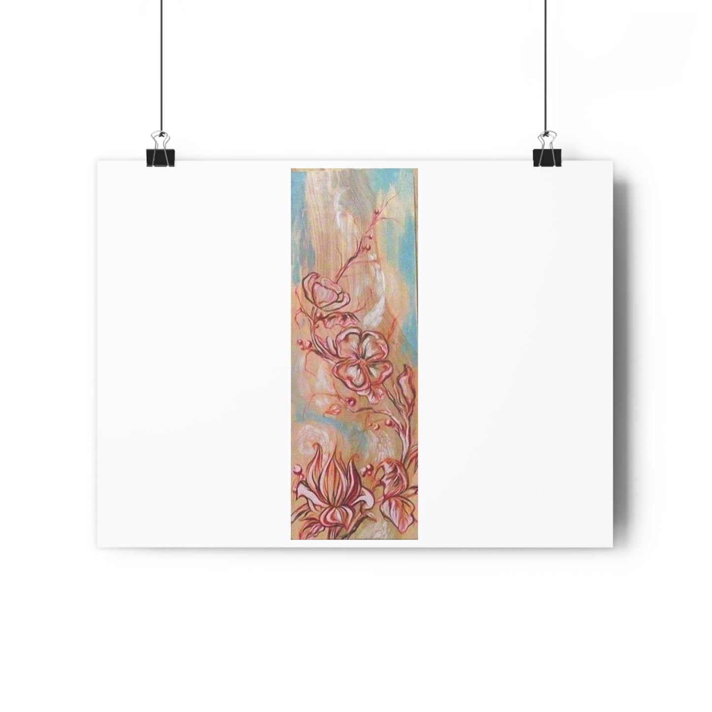 "Cherry Blossoms”- Giclée Art Print by artist David Hilborn