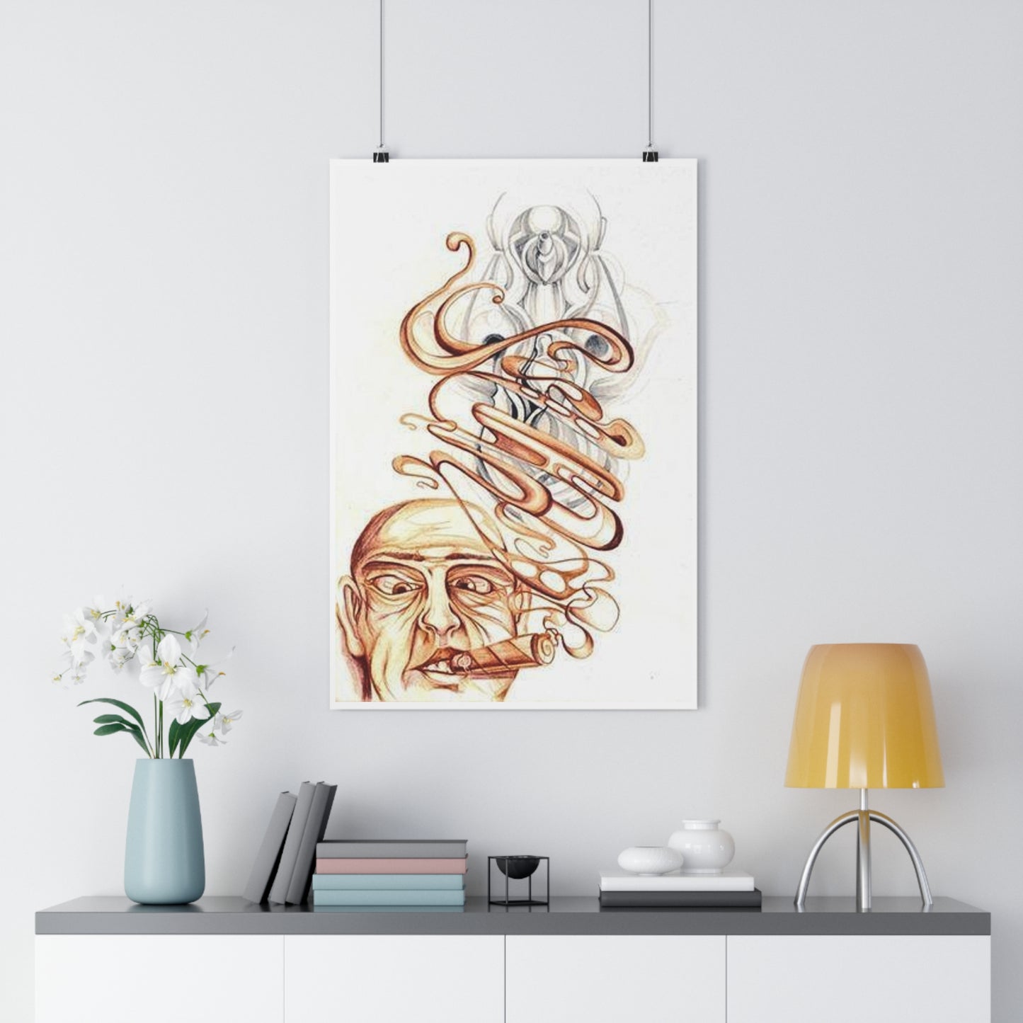 "Stogie”- Giclée Art Print by artist David Hilborn