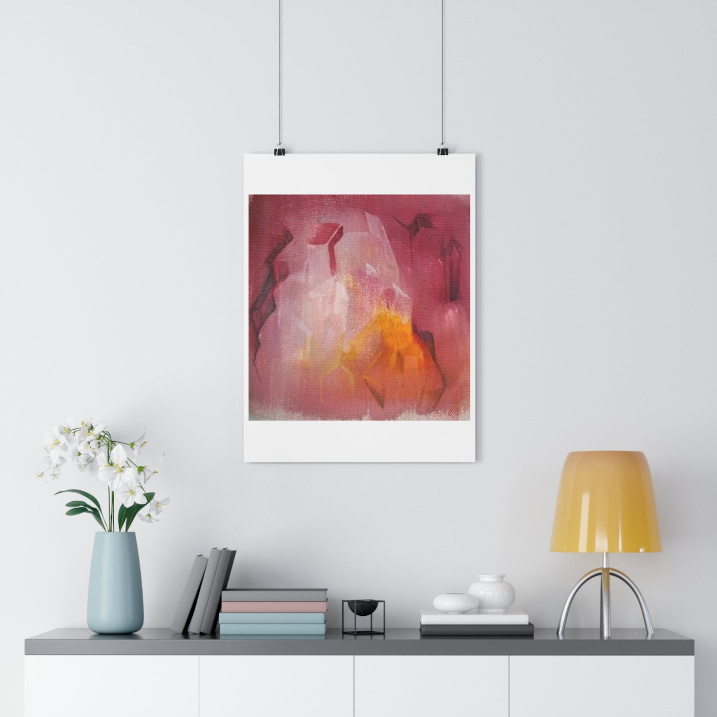 "Raspberry Citrine”- Giclée Art Print by artist David Hilborn