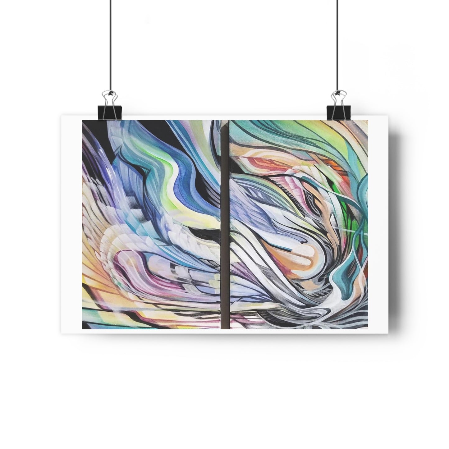 "Flow”- Giclée Art Print by artist David Hilborn