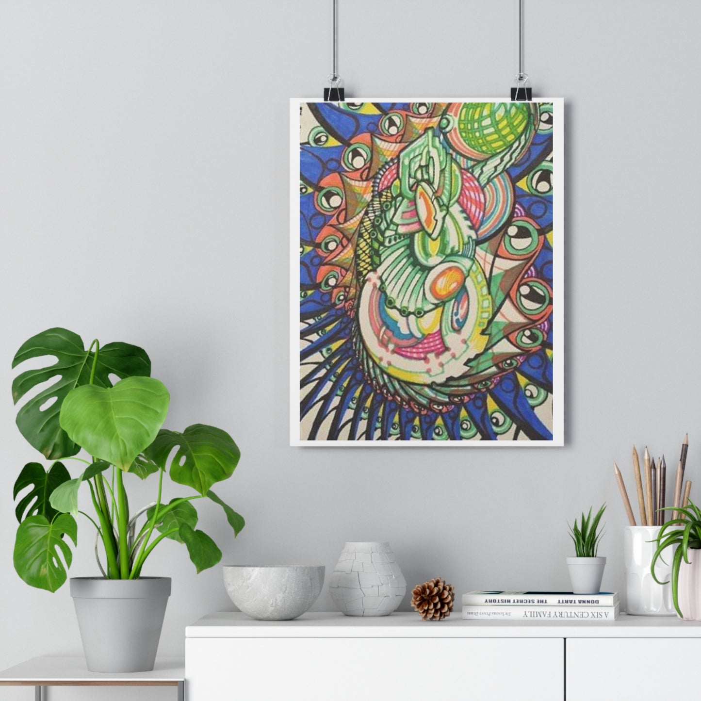 "Psych Eval 1”- Giclée Art Print by artist David Hilborn