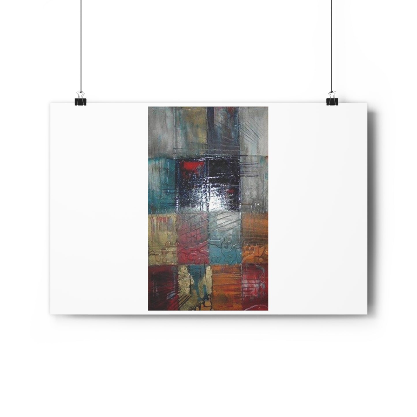 "Contemporary Grid”- Giclée Art Print by artist David Hilborn