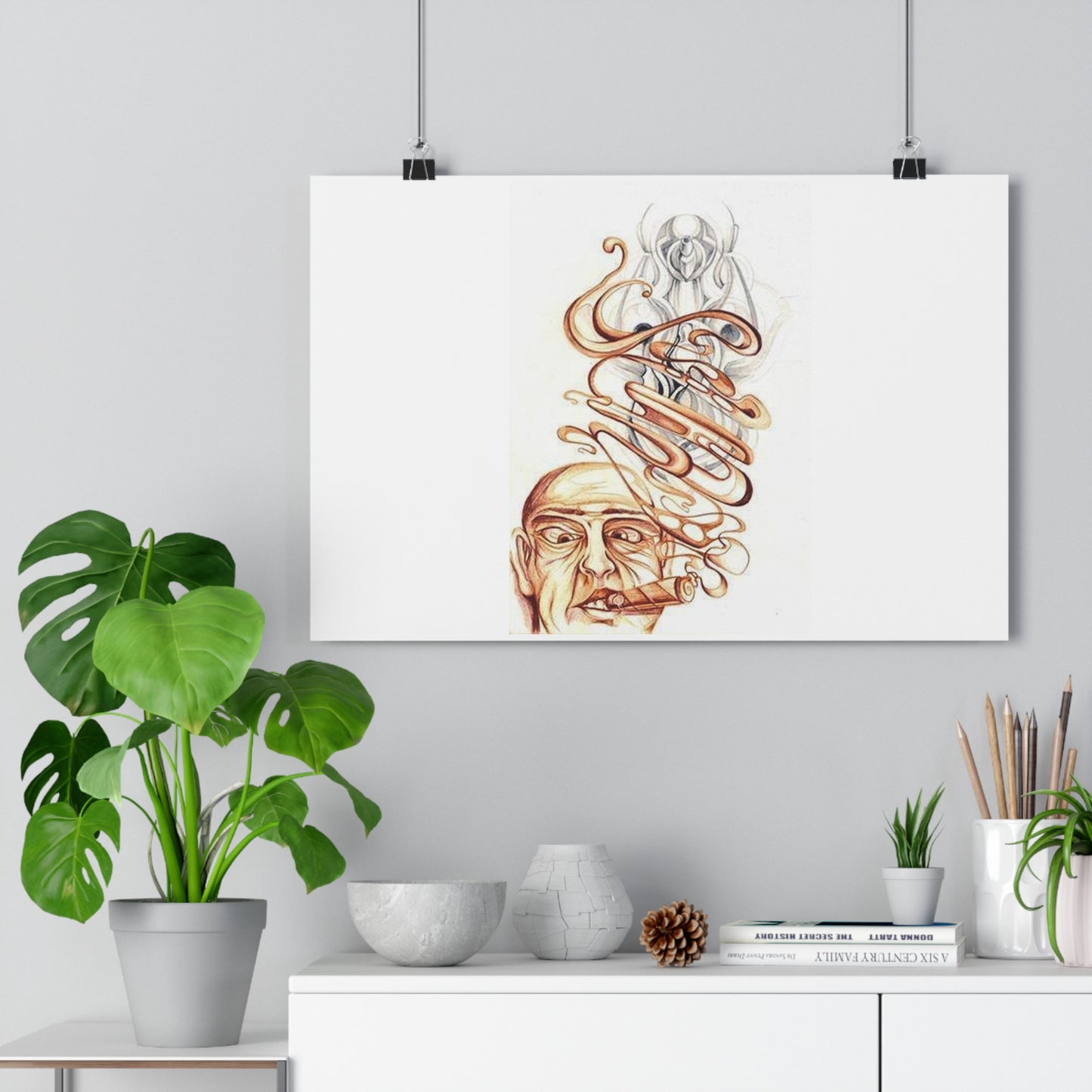 "Stogie”- Giclée Art Print by artist David Hilborn