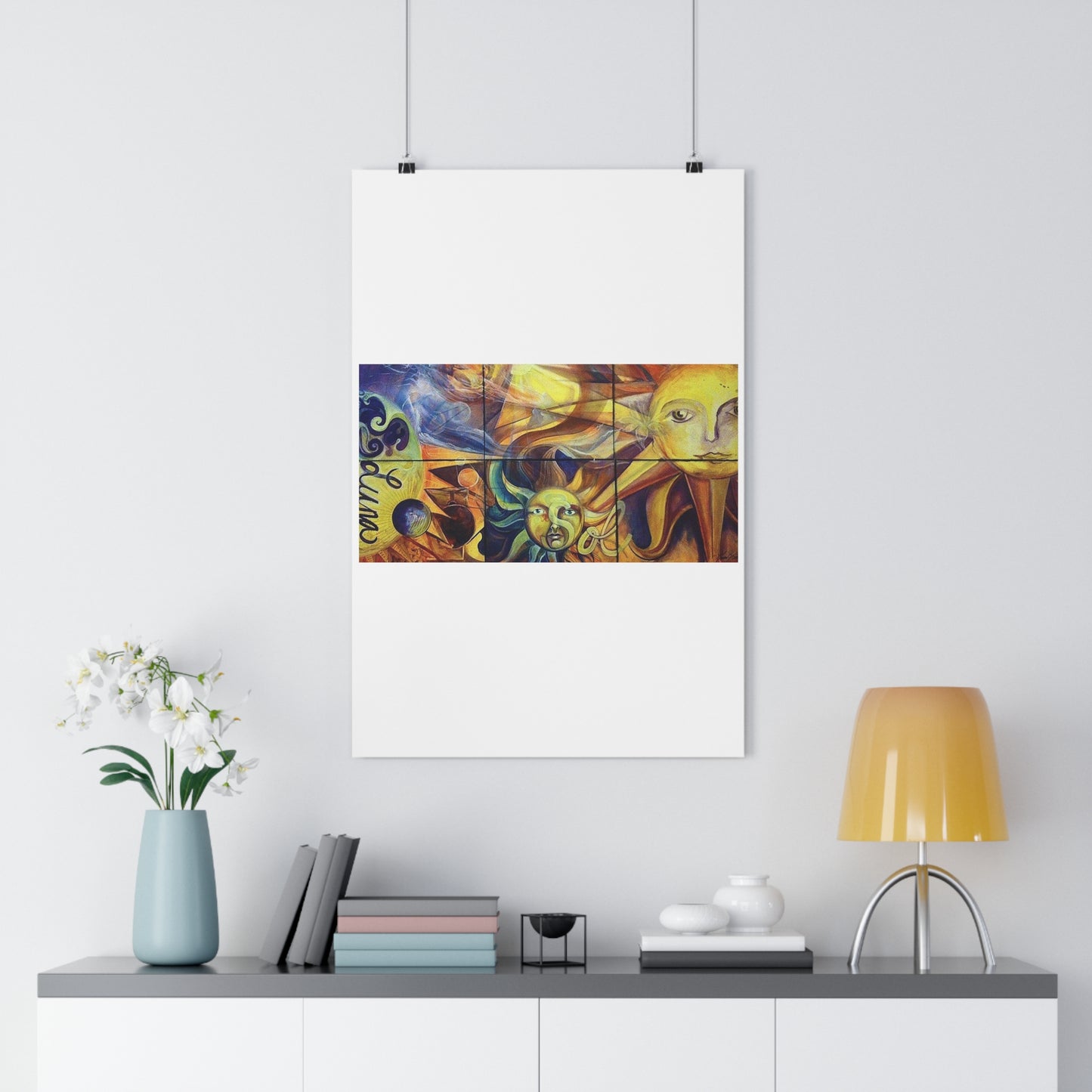 "Sun/Moon”- Giclée Art Print by artist David Hilborn