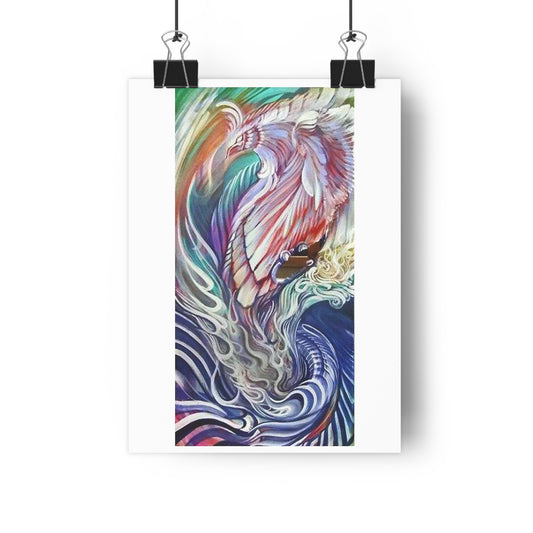 "Rising Phoenix”- Giclée Art Print by artist David Hilborn