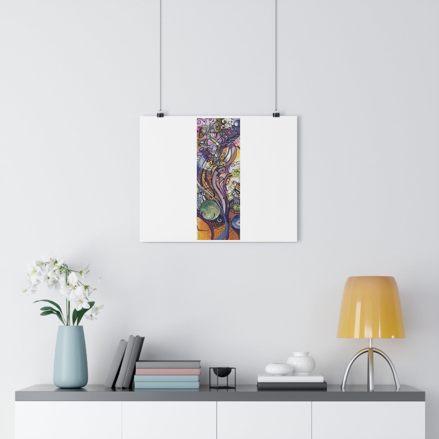 "Flutterby”- Giclée Art Print by artist David Hilborn