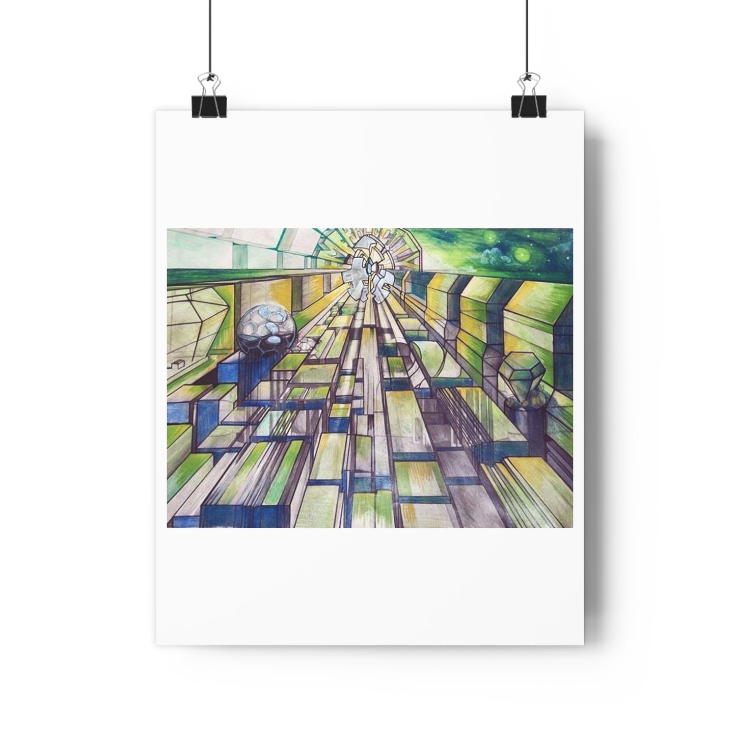 "Emerald City”- Giclée Art Print by artist David Hilborn