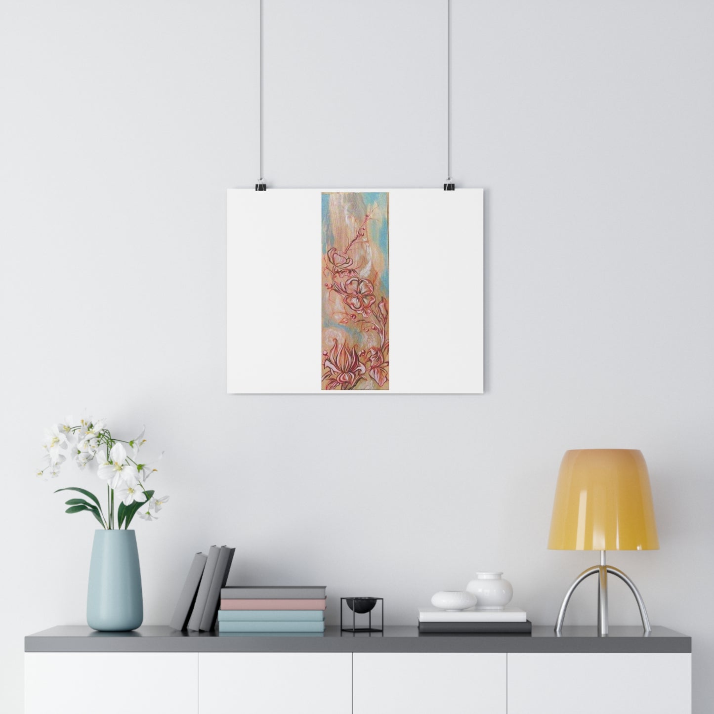 "Cherry Blossoms”- Giclée Art Print by artist David Hilborn